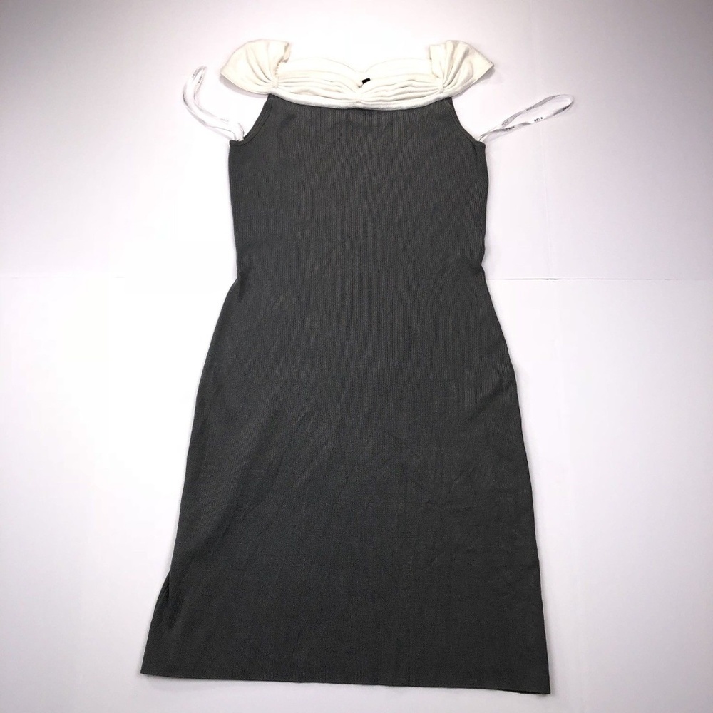 BCBG Max Azria Women's Shift Dress Gray Size Small